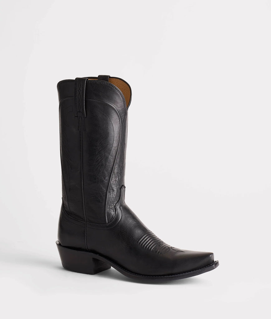 Lucchese Men's Bart N1597 Black Cowboy Boots Made in Texas