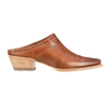 Lucchese Women's I6115 Kim Mule Slide Shoe Tan Low Heel Lucchese Womens slide in brown Kim  I6115 I6115