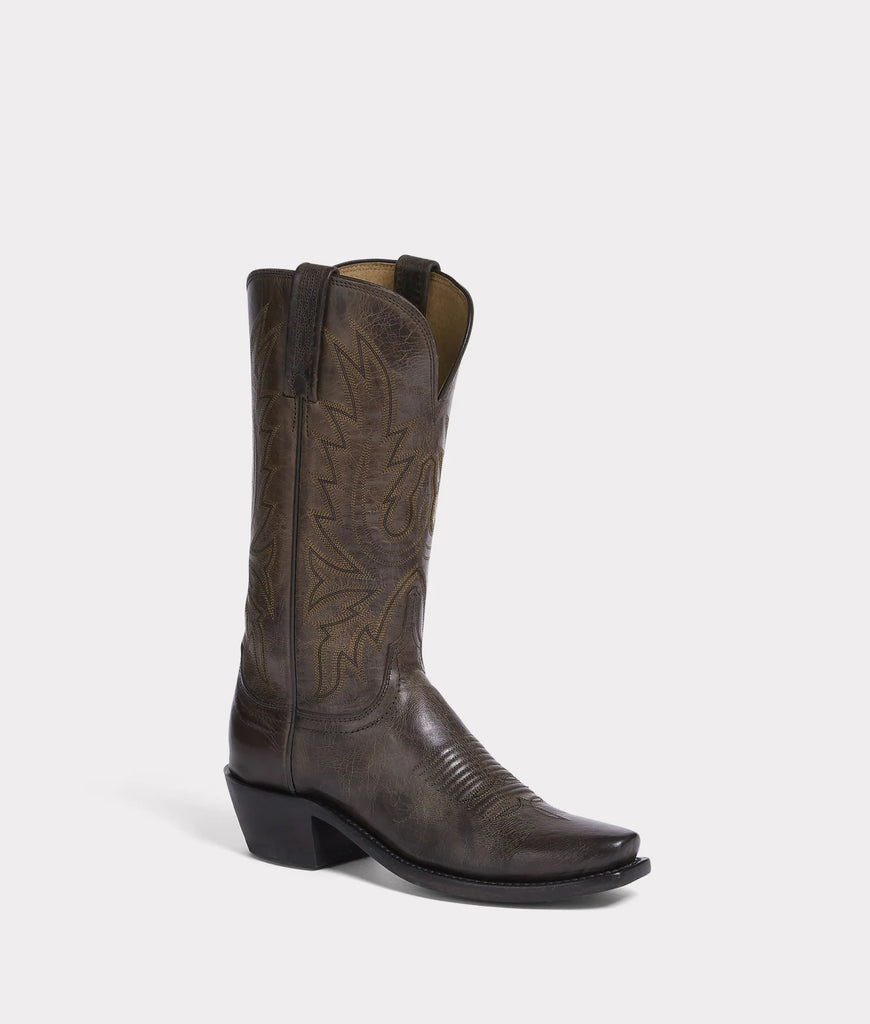 Lucchese Women's Savannah Cowboy Boot Brown N4554 Made in TEXAS