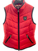Women's Insulated Vest Alpine Ski Fashion M. Miller  Nora RED Alpine Vest SK2822