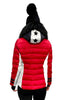 M. Miller SK2826 Devon Jacket in Red with Fin Raccoon SS24