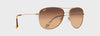 Maui Jim Cliff House Gold Aviator Sunglasses HS247-16 FW24