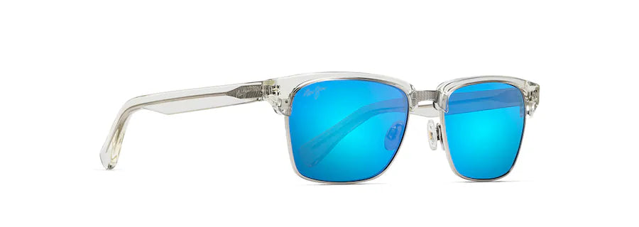 Maui Jim Sunglasses Kawika Blue Hawaii Clear Crystal Frame
