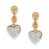 Meridian Petite Heart Wave Post Earrings JA0271 SS26