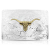 Montana Silver Smith Iconic Western Longhorn Silver Belt Buckle 46510-64 SS25