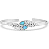 Montana Silver Smith Mystic Falls Opal Crystal Cuff Bracelet BC5362 SS25