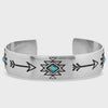 Montana Silver Smith Only Forward Turquoise Silver Cuff BC5034 - Saratoga Saddlery & International Boutiques