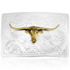 Montana Silver Smith Open Country Buckle with Longhorn 59100-767M SS26