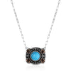 Montana Silversmith Baby Blue Turquoise Buckle Necklace NC6522 SS26