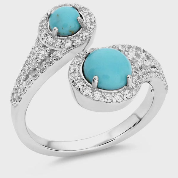 Montana Silversmith Fearless Horizon Turquoise Ring RG6097B SS26