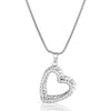 Montana Silversmith  Roped In Love Heart Necklace NC6543 SS26