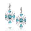 Montana Silversmith Southwestern Sun Turquoise Earrings ER6603 SS26