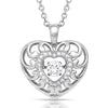 Montana Silversmith Waves Of Love Heart Necklace NC4760 SS25