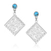 Montana Silversmith Western Darling Turquoise Earrings ER6584 SS26