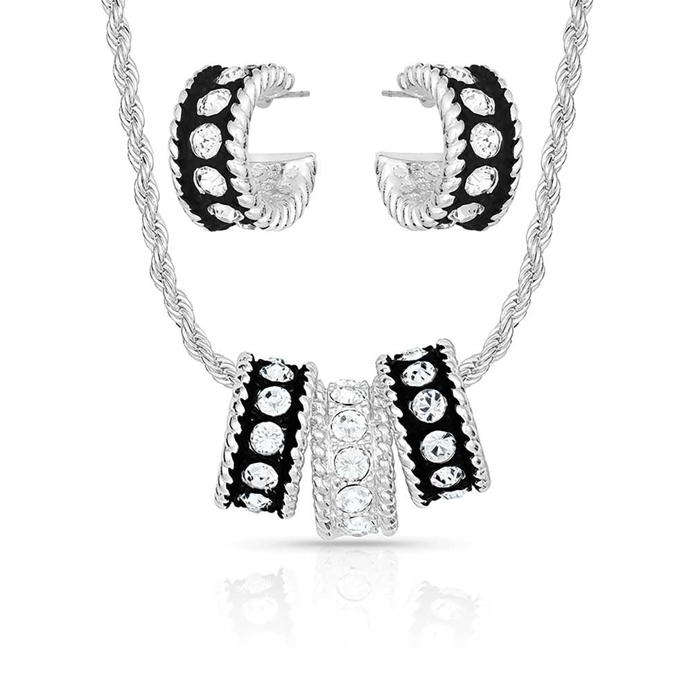 Montana Silversmiths Crystal Shine Jewelry Set JS1032 SS25