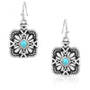 Montana Silversmiths Desert Sage Turquoise Earrings ER6116 SS25