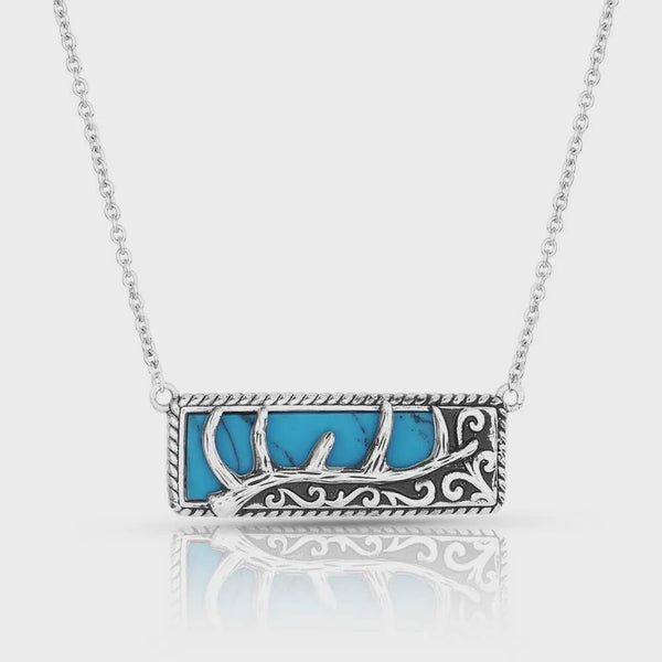 Montana Silversmiths Hunter's Horizon Turquoise Necklace KTNC5680 SS25 - Saratoga Saddlery & International Boutiques