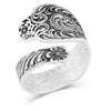 Silver Ring Montana Silversmiths Jewelry Heirloom Treasure Spoon Open Ring RG5069