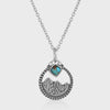 Montana Silversmiths Moonlight Mountains Turquoise Necklace KTNC5484 SS25