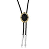 Montana Silversmiths Onyx Sky Bolo Tie BT6141BK SS25