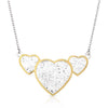 Pure Heart Silver and Gold Necklace Montana Silversmiths Jewelry NC6061