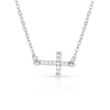 Montana Silversmiths Quiet Faith, Tiny Crystal Cross Choker Necklace NC1510 SS25
