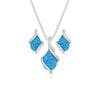 Montana Silversmiths River Lights Twin Paths Jewelry Set JS2725 SS25