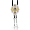 Montana Silversmiths Southwest Scalloped Bolo Tie BT190 SS25