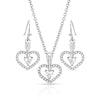 Montana Silversmiths Straight to the Heart Arrow Jewelry Set JS3198 SS25
