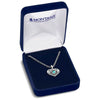 Silver Fierce Hearts Necklace with Turquoise Stone Montana Silversmiths Jewelry NC6103
