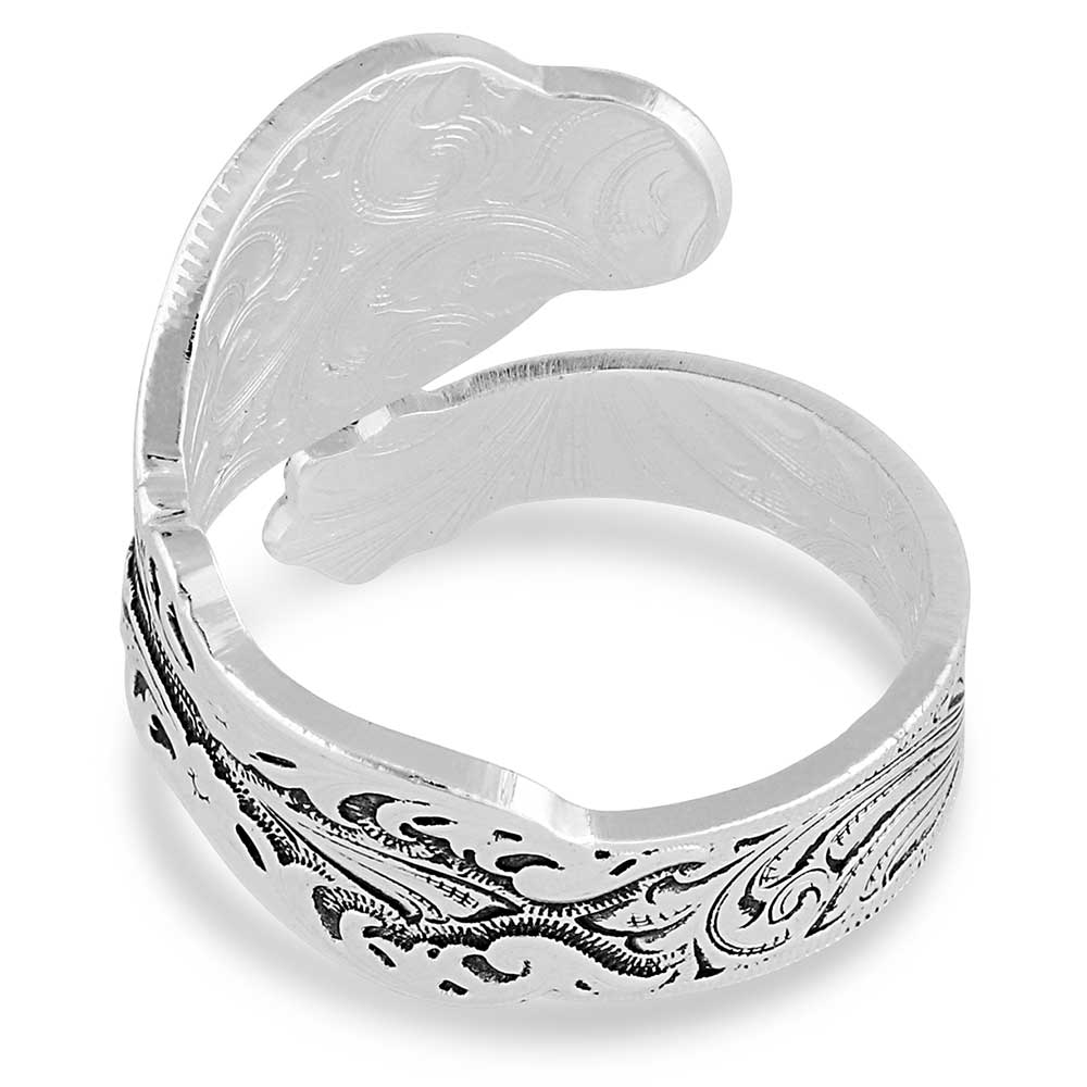 Silver Ring Montana Silversmiths Jewelry Heirloom Treasure Spoon Open Ring RG5069