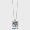 Brighton Mosaic Motif Tile Silver Necklace JM6893