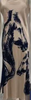 W.A.Y Poly Strap Champagne Navy Horse Dress 194746 SS26