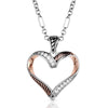 Montana Silversmith Facets of Love Rose Gold Heart Necklace NC3979RG FW26