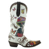 Old Gringo L3779-1 Women's Cowboy Boots Catarina in White The Day of the Dead