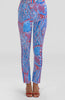Gretchen Scott Stretch Pull on Pants in Blues Grand Bazaar