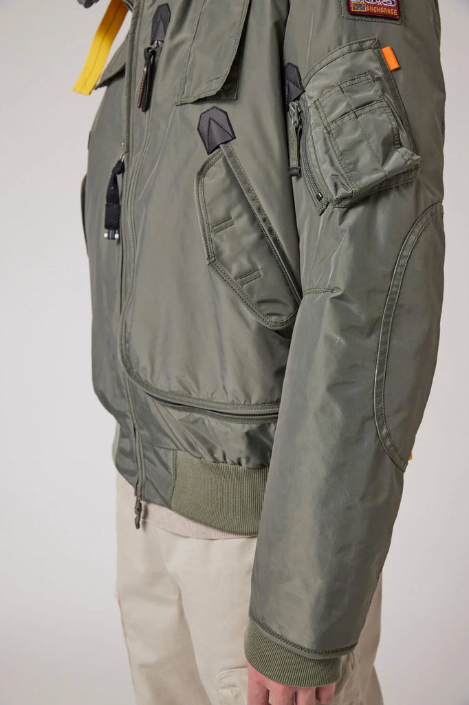 Parajumpers Men's  Gobi Down Bomber Thyme 24WMPMJKMA01 ON SALE