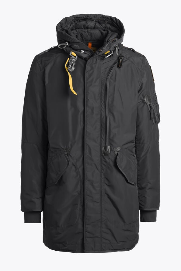 Parajumpers Tank Men's Parka in Black PM JCK MA07