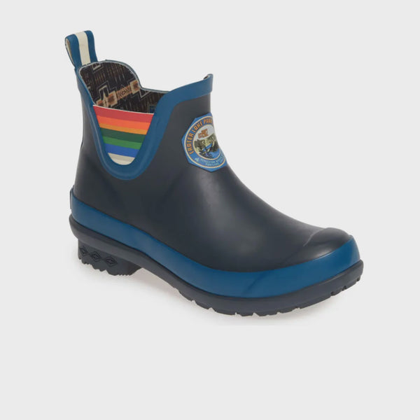 Pendleton Heritage Crater Lake Chelsea Short Rain Boot in Blue 86024 SS22