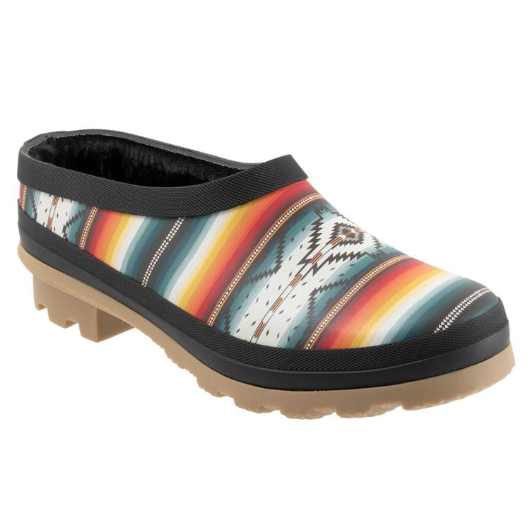 Pendleton Saltillo Sunset Black Rainbow Rubber Clog – Saratoga Saddlery ...