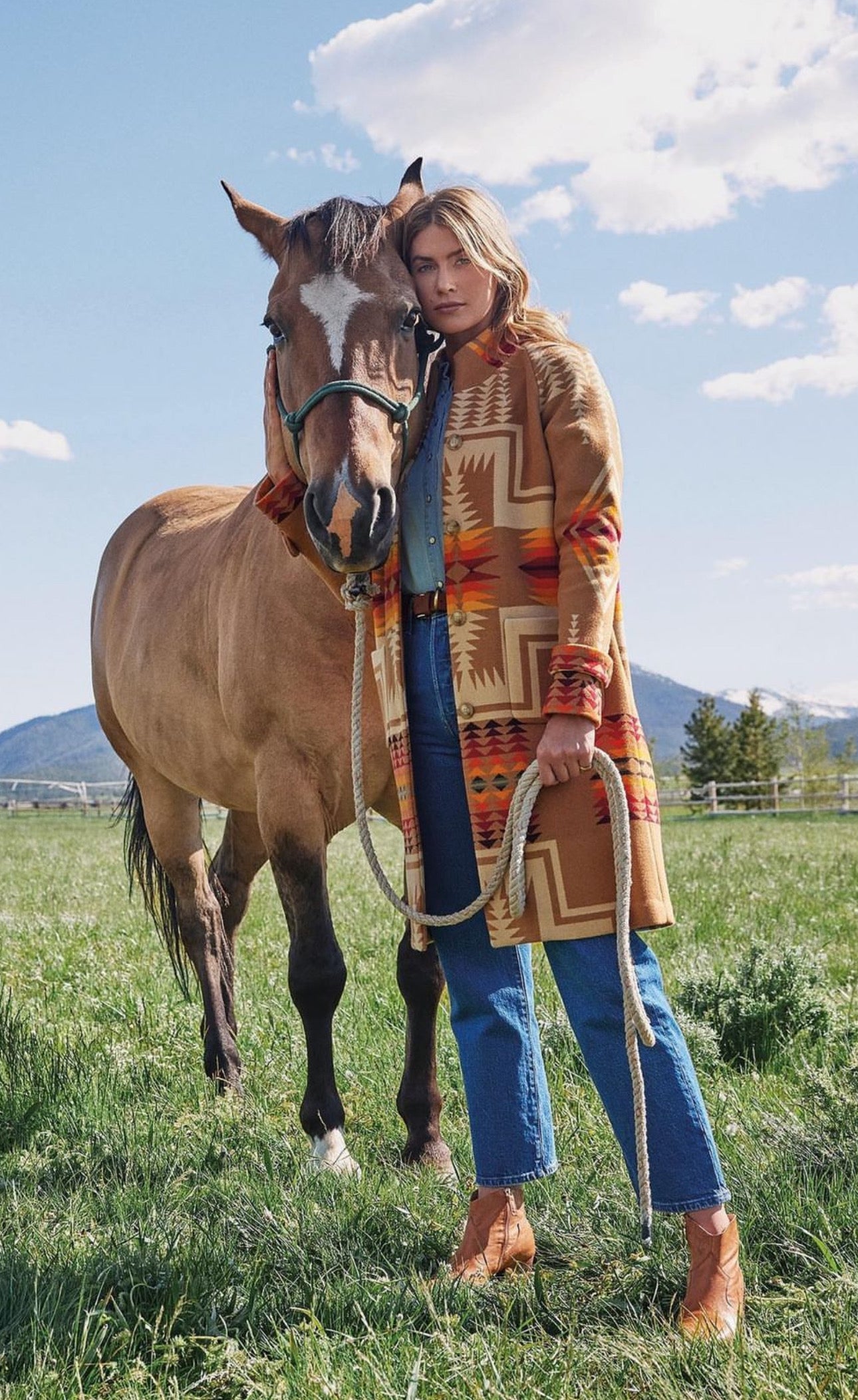 Pendleton W Harding ARCHIVE BLANKET COAT TE188 FW24