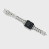 Women's Silver Apple Watch Band by Brighton Pretty Tough Enamel Watch Band W10510