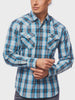 RODEO Men's Western Long Sleeve Plaid Shirts with Snap Buttons PS400L-478 SS26
