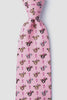 Alynn Men's Silk Tie Race For the Cure Derby Pink Tie AL601538 SS26
