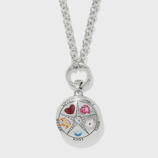 Brighton Reverie Emblem Locket Necklace JM0161 FW26 - Saratoga Saddlery & International Boutiques