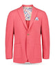 Robert Graham Men's Sport Coat Blazer in Coral Pink Harston Woven