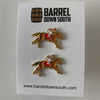 Running Horses Racehorse Derby Enamel Stud Earring SS25