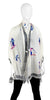 Mitchie's Multicolor APRES SKI Woven Scarf w/Sequin Skiers & Border SCAJ16 FW25