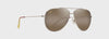Maui Jim HAU‘OLI Polarized Aviator Orange Sunglasses H665-16B FW24