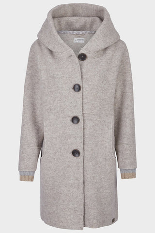 Stapf ANNIKA Grey Lero water-repellent Fine Wool Coat Made in Austria